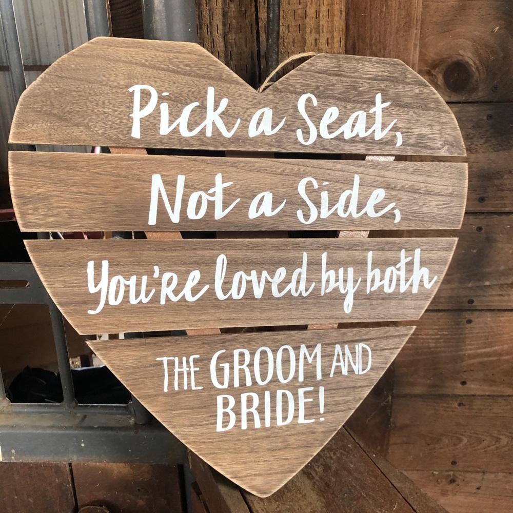 Wedding sign